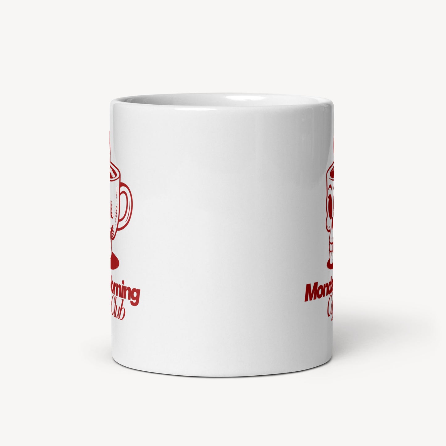 Monday Morning Coffee Club Tasse mit 2-seitigem Print