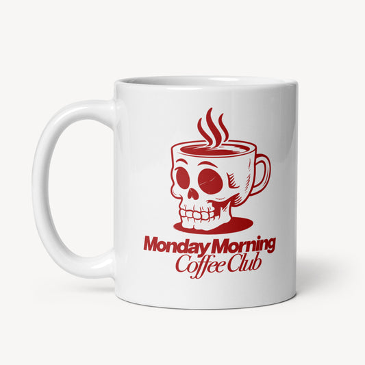 Monday Morning Coffee Club Tasse mit 2-seitigem Print