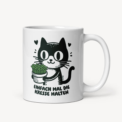 Kresse Katze T-Shirt + Tasse